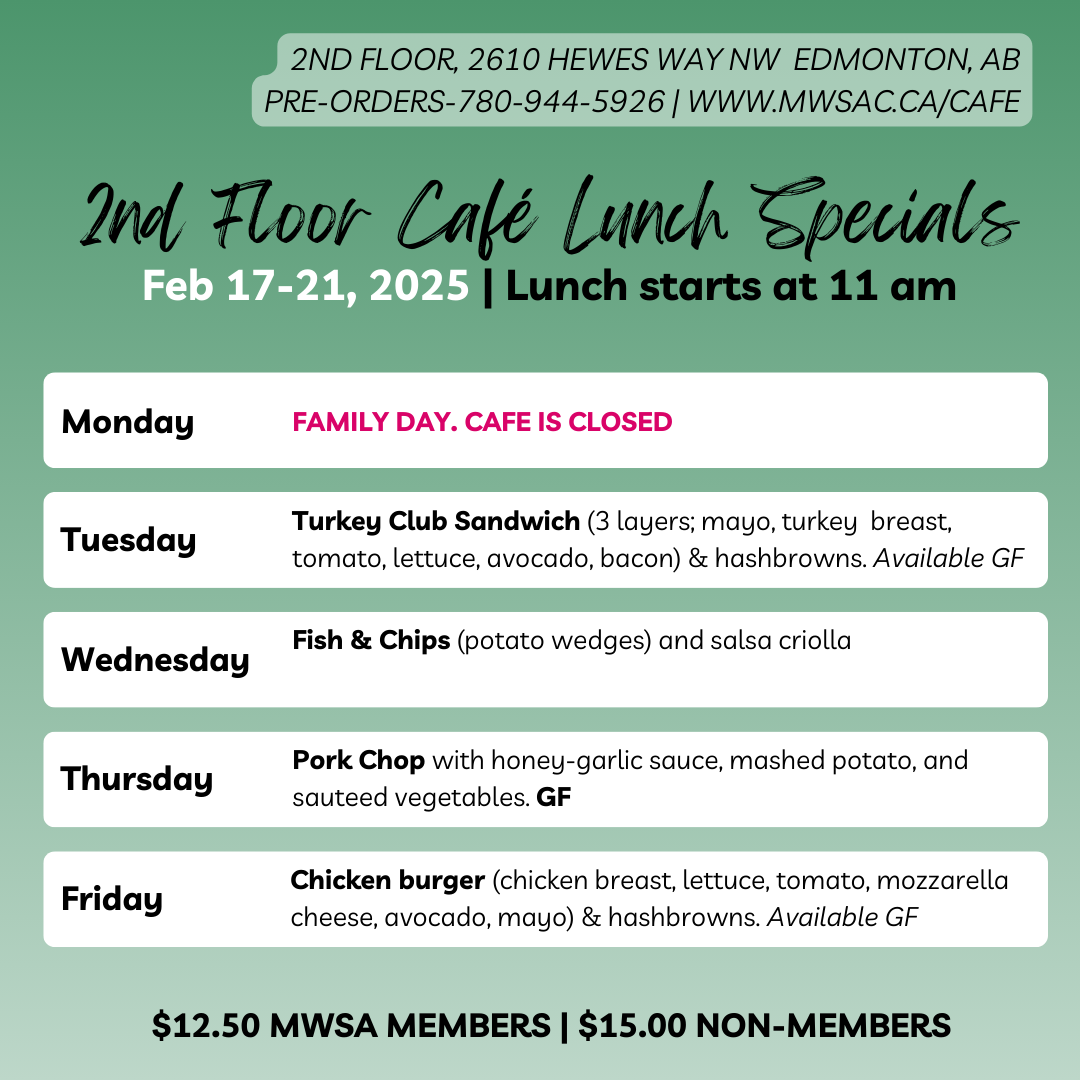 mwsa 2nd floor cafe lunch specials feb 17-21